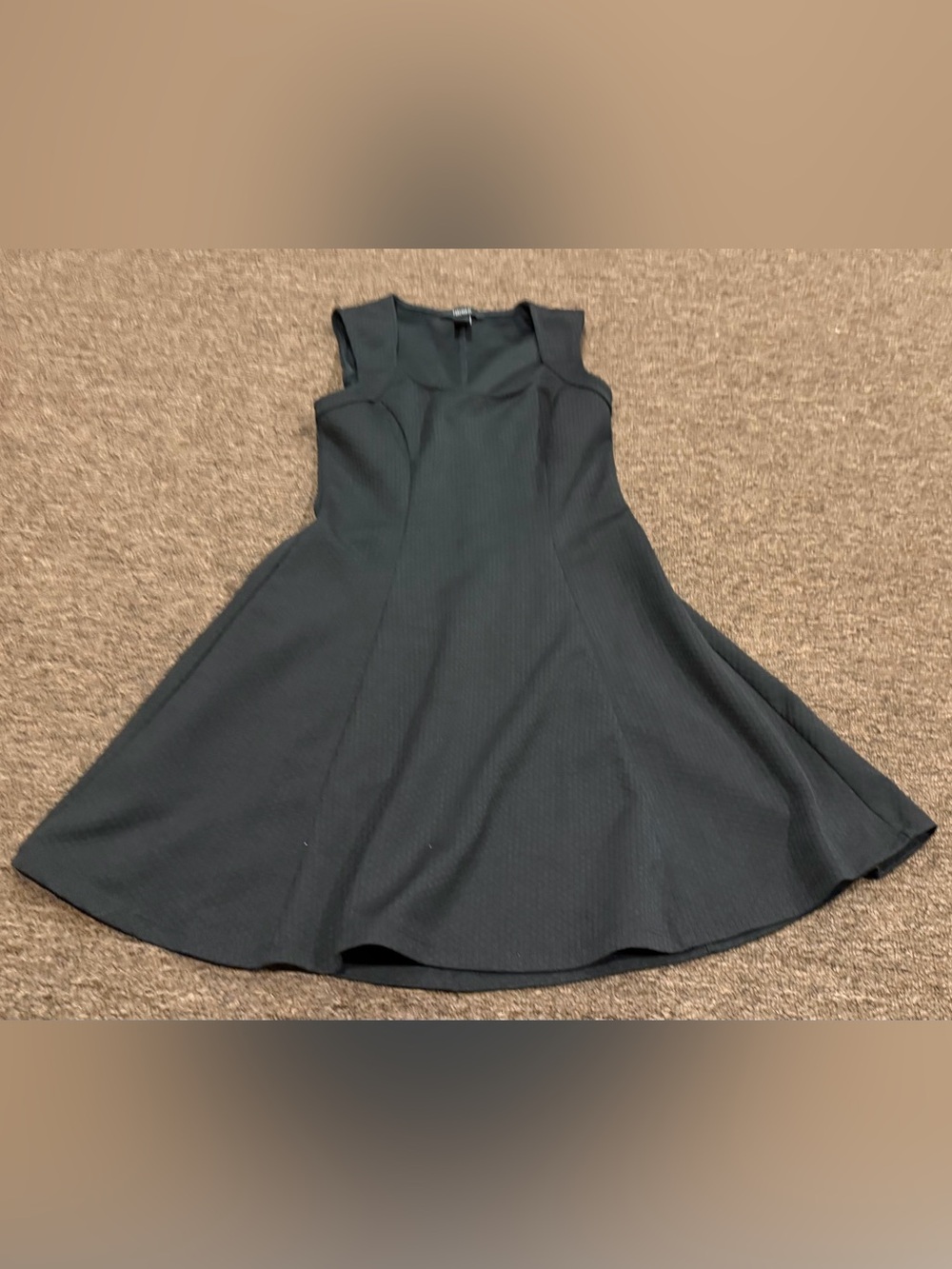Junior Ladies S Forever 21 Black Sleeveless Fit & Flare Dress
